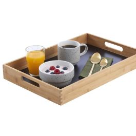 Day Bandeja con Asas 32x48 cm de Bambú con Base Negra