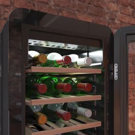 Cecotec Vinoteca 30 botellas GrandSommelier Origin Duo 30 Hit LED NoFrost 2 zonas display