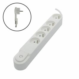 Chacon Regleta 5 tomas con interruptor de pie, enchufe plano, 16A, 3500W, cable 1.5m HO5VV-F 3x1.5mm², blanca Precio: 24.58999994. SKU: B1CWFH3GQY