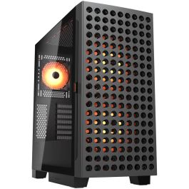 COUGAR Airface ECO Midi Tower PC ARGB Negro - Caja gaming con ventana, filtros y gestión de cables