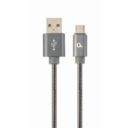 Cablexpert CC-USB2S-AMCM-2M-BG cable USB USB 2.0 USB A USB C Gris Precio: 8.88999947. SKU: B144K5AKKB