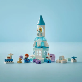 Lego DUPLO Disney 10455 Fiesta en el Castillo de Hielo de Anna y Elsa - Juego creativo 2 años
