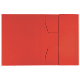 Leitz 39060025 Carpeta Cartón 3 Solapas A4 Reciclable Rojo