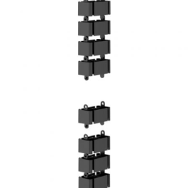 Fellowes 100136871 Vértebra Pasacables Negro 1.3m Organizador de Cables