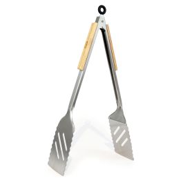 Pinzas Barbacoa Anchas Wood 42Cm Algon Bbq (12 Unidades)