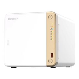 Qnap TS-462-4G Servidor NAS con Procesador Intel Celeron N4505, 4GB RAM, 2 Ranuras M.2, HDMI 2.0, 2.5GbE, Compatible con 4K