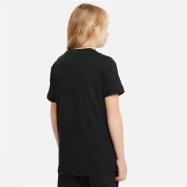 Camiseta de Manga Corta Infantil Nike Sportswear Negro 7-8 Años