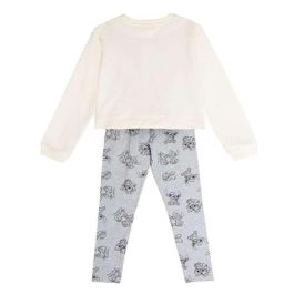 Cerdá Conjunto 2 Piezas Cotton Brushed Leggin Stitch para Niña 12 Años Beige