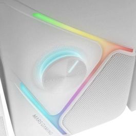 Mars Gaming MSH21W Altavoces Gaming 2.1 35W RGB Dinámico 3D Surround para PC Blancos