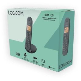 Teléfono fijo inalámbrico - LOGICOM - DECT ILOA 150 SOLO - Pizarra - Sin contestador automático