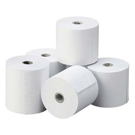 Papel Térmico Blanco Fabrisa 80 x 80 x 12 mm 48 Unidades Papel Térmico Blanco Fabrisa 80 x 80 x 12 mm 48 Unidades