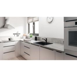 GROHE Start - 324412432 - Grifo de cocina - Mezclador monomando de fregadero - Negro mate - Caño bajo - Rotación 140° GROHE Start - 324412432 - Grifo de cocina - Mezclador monomando de fregadero - Negro mate - Caño bajo - Rotación 140°