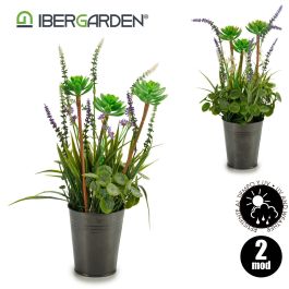 Maceta de Metal Lavanda Ibergarden - 13x40x13 cm, Varios Colores (12 Unidades) Maceta de Metal Lavanda Ibergarden - 13x40x13 cm, Varios Colores (12 Unidades)