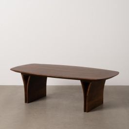 Mesa Centro Marrón Madera de Acacia 130 X 70 X 40 cm