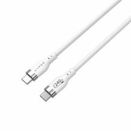 HYPER HJ4002WHGL Cable USB 2.0 - 2 m USB C a USB C - Blanco