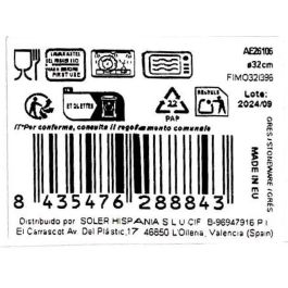 La Mediterranea Bajo Plato Aelia Ø32.5 cm Monaco Bri (6 Unidades)