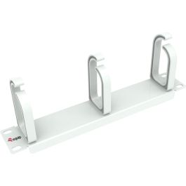 EQUIP Pasacables 10" 1U con 3 Anillos Plástico Blanco