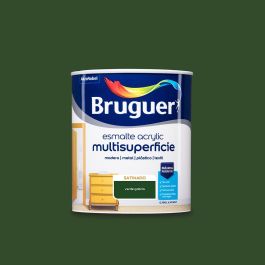 Bruguer Esmalte acrílico multisuperficie verde galicia satinado 0,750l 5057506 - Sin olor, secado rápido, ultralavable Precio: 21.49999995. SKU: S7902853
