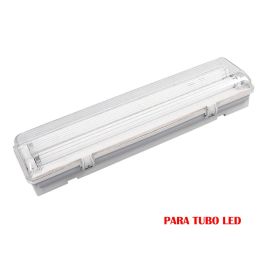 Pantalla fluorescente estanca para tubo de led 2x18w (eq. 36 W) 220v 126cm ip65 edm Precio: 29.88999959. SKU: B1GB63JCMX