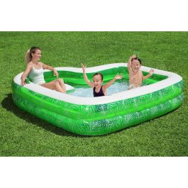 Bestway Piscina Hinchable 2 Camaras Tropical 231x231x51 cm +6 Años Jardin 54336 Bestway Piscina Hinchable 2 Camaras Tropical 231x231x51 cm +6 Años Jardin 54336