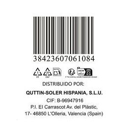 Cuchillo Jamonero 22 cm Black - Quttin (36 Unidades) Cuchillo Jamonero 22 cm Black - Quttin (36 Unidades)