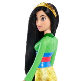 Mattel Hlw14 Muñeca Princesa Mulán articulada con conjunto de moda y accesorios Disney Princess +3 años