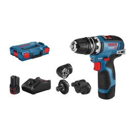 Bosch Professional Taladro Atornillador GSR 12V-35 FC con 2 Baterías 3.0Ah y L-Boxx - 06019H3000 Precio: 375.89999997. SKU: B165K765QE