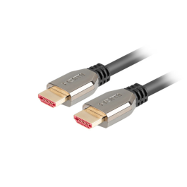 Lanberg CA-HDMI-30CU-0018-BK Cable HDMI 2.1 8K 60Hz HDR 1,8m Negro Conectores Chapados en Oro Precio: 9.98999958. SKU: S5608640