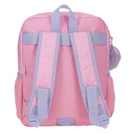 JOUMMA BAGS Mochila Hearts & Dots Hello Kitty 33cm Adaptable a Carro con Bolsillos Laterales para Botellas