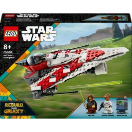 LEGO 75388 Star Wars Caza Estelar de Jedi Bob, incluye 2 Minifiguras, Droide Servo, Juguete de Construcción para Niños +8 años