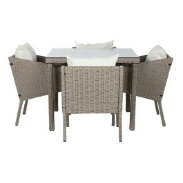 Mesa Terraza Y Jardin DKD Home Decor 90 x 72 x 90 cm Set de 5 Precio: 424.49999966. SKU: B1JMGYAB66