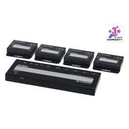 Aten VS1824KIT-AT-G Splitter HDMI 4 Puertos 4K con Salida Local HDMI, Receptores IR y POC, Negro, Metal Precio: 242.49999983. SKU: B15HWMX5CK