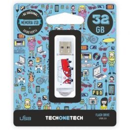 Techonetech Camper van-van Memoria USB Flash Drive 32 GB 2.0, Velocidad 15 MB/s, Diseño Furgoneta Precio: 6.89000015. SKU: B1DVHB3E9M