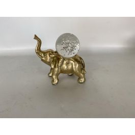 DKD Home Decor Figura Animal bola Dorado Resina Cristal 6 x 11.3 x 12.7 cm (6 Unidades)