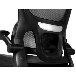 Q-connect Silla de Dirección Sorrento Malla Negro Altura Máx 1360 mm, 600x650 mm