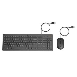 HP 150 Teclado y ratón con cable Negro, AZERTY, teclado preciso y ergonómico, silencioso, teclas ultraplanas para escritura rápida Precio: 39.79000058. SKU: B12LTEXZV8
