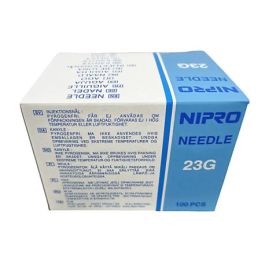 Agujas Nipro 23 gr - 0,6x25 mm Azul 100Ud Precio: 3.58999982. SKU: B1FEHQ2V6K