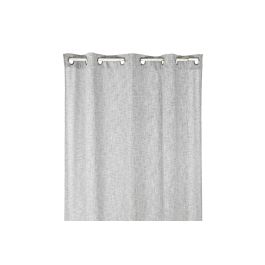 Cortina Basicos DKD Home Decor Gris 270 x 140 cm (2 Unidades)