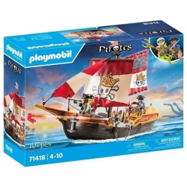 Playmobil Barco Pirata con Cañones Giratorios y Velas Móviles, Juguete de Aventuras para Niños y Niñas a Partir de 4 Años Precio: 50.69000002. SKU: B1ATBQZKEA