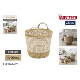 Inde Cesta Cónica Seagrass con Asas 30 cm Precio: 50.49999977. SKU: B1HLBBG9YG