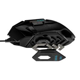 Logitech Ratón Gaming G502 Hero con Sensor HERO 25K hasta 25600 DPI Negro