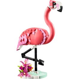 Lego Creator Juego de Construcción Flamenco Rosa Fauna Salvaje. Kit de Ladrillos para Recrear y Exhibir Animales, Edad 8+ Años