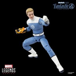 HASBRO Figura Los 4 Fantásticos Johnny Storm (Antorcha Humana) Articulada 15cm con Efecto de Fuego y Accesorios