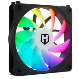 Nox NXHUMMERELINKBK Ventilador PC 120mm ARGB Easy Link Conexión Sin Cables PWM Ultrasilencioso con Pads Antivibración