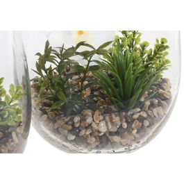 Planta Shabby DKD Home Decor Rosa Blanco 15 x 25 x 15 cm (2 Unidades) Planta Shabby DKD Home Decor Rosa Blanco 15 x 25 x 15 cm (2 Unidades)