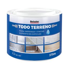 Beissier Pintura todo terreno Blanco al agua 375ml 70396-032 - Para interior y exterior, tapaporos, sellador y preparador