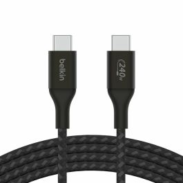Cable USB-C a USB-C Belkin CAB015BT1MBK Negro 1 m