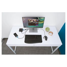 Kensington Trackball Orbit Ratón Óptico USB Cable Ambidiestro Gris-Negro