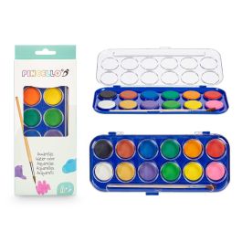 Acuarelas 12Pcs Pincello 10X24CM (72 Unidades) Precio: 119.59000031. SKU: B1HKS68FBQ