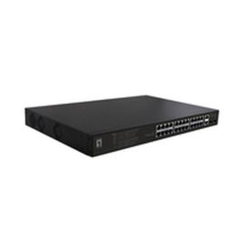 Level One FGP-2831 Switch Gestionable 24x FE 2xGE 2xGSFP 19" con 24 Puertos PoE+ 390W